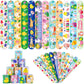 48 Pieces Easter Slap Bracelets Bulk Party Favors for Kids - 12 Designs Spring and Easter Themed Snap Bands, Classroom Exchanges