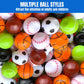 32 Pcs Mini Fidget Spinners Sports Balls Toys For Kids, Goodie Bag Stuffers Treasure Box Toys For Classroom Prizes, Soccer Balls