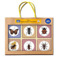 Mini Leaves 2 Piece Insects Wooden Jigsaw Puzzle  Educational Kids Toys For 25 Years Boy, Child Safe, Durable, Vivid Insect Im