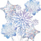 Glistening Snowflakes Balloon Bouquet