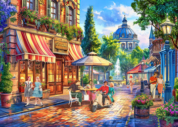 Jigsaw Puzzles for mature-themeds 1000 Piece Puzzle for mature-themeds 1000 Pieces Puzzle 1000 Pieces-European City Street View