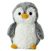 Aurora® Mini Stuffed Animal - Playful Pompom Penguin™ - Gray - 6 Inches - Soft Polyester - Ideal for Kids & Adults