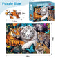 100 Piece Tiger Puzzles for Kids Ages 6-8 8-10 - Animal World Jigsaw Puzzles - 100 Piece Senior Jigsaw Puzzle for Toddlers Kids Puzzles Ages 3-5 Toys Birthday Gifts for Boys Girls mature-themeds-15 x 19