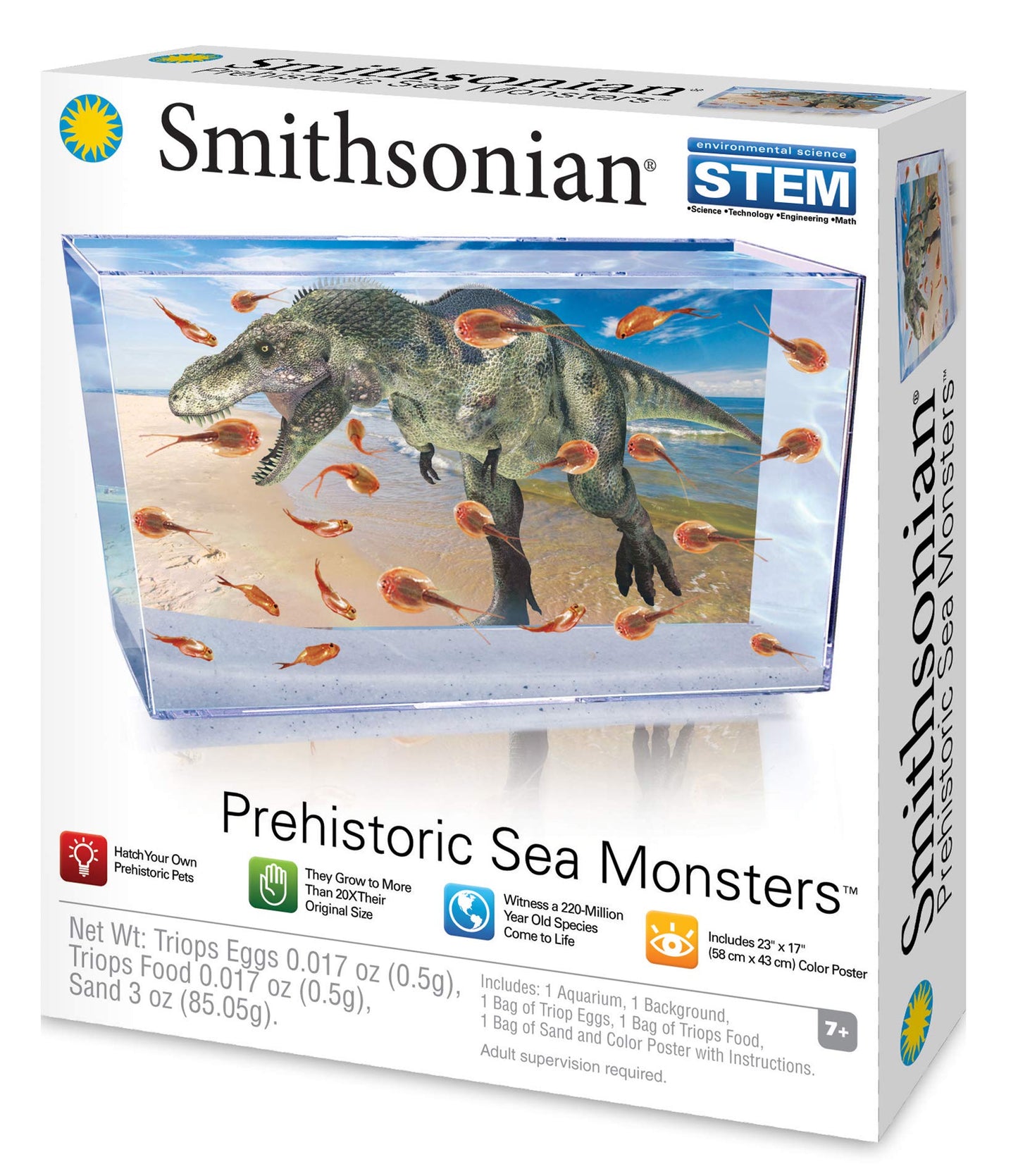 Smithsonian Prehistoric Sea Monsters 23x17 inches