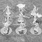 DisplayMore 100Pcs Round Plastic Model Bases 40mm/1.57 inch Wide 2mm Thick for Gaming Miniatures or Wargames Role Playing Board