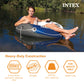 Intex River Run 1-Person Inflatable Floating Water Lounge Tube Raft with Backrest  Cup Holders  and Mesh Bottom for Lake  Pool  River & Ocean  2 Pack