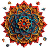 Ruikiyart Mandala Wooden Puzzles for Adults, 5MM 200 Pieces Wood Jigsaw Puzzle, Mandala Flower Unique Shaped Holiday Thansgiving