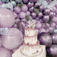Partywoo Dusky Purple Balloons, 140 Pcs Boho Purple Balloons Different Sizes Pack Of 18 Inch 12 Inch 10 Inch 5 Inch Pale Purple Balloons For Balloon Garland Arch As Party Decorations, Purple-F29