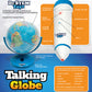 Dr. Stem Toys Talking World Globe With Interactive Stylus Pen And Stand, Colorful Map For Early Learning And Teaching - Includes