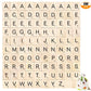 PINOWU 200pcs Wooden Letter Tiles for Scrabble Crosdecorative replica blade Game Wood Scrabble Letters Replacement for DIY Craft Gift Decoration Scrapbooking and Making Alphabet Coaster