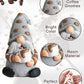 Istatue Coffee Gnomes - Set Of 2 Resin 4-Inch Swedish Collectible Figurines Couple And Coffee Bar Accessories For Counter Valentine Decor (Coffee Gnomes)