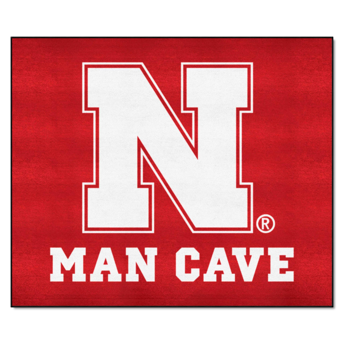 FANMATS 14682 Nebraska Cornhuskers Man Cave Tailgater Rug - 5ft. x 6ft. Sports Fan Area Rug, Home Decor Rug and Tailgating Mat -