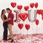 Red Heart Balloons Red I Love You Balloons For Romantic Love Valentines Day Decorations Bridal Shower Wedding Party Decorations