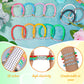 Luyi 96 Pcs Cheer Bracelets For Team Cheer Gifts Cheerleader Gifts Set For Cheer Stuff Women Preppy Heishi Beaded Friendship Y2K