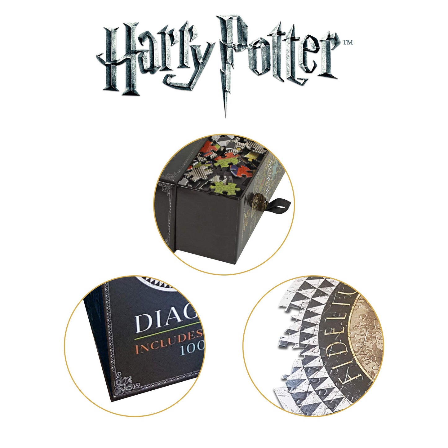The Noble Collection Harry Potter Diagon Alley Shop Signs Puzzle