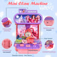 Claw Machine for Kids, Mini Vending Machines with 20 Plush Toys for Girls, Electronic Arcade Game with Candy Grabber Prize Dispe