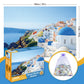 2000 Piece Puzzle for mature-themeds - Challenging Large Jigsaw Puzzle  Scenic Greece Island Landscape Gift  Santorini View Puzzle - enhanced Quality - 39 x 28 Inches