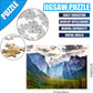 Jigsaw Puzzles For Adults, 2 Pack 1000 Pieces, Nature Landscape Mountain Scene National Park Challenging Puzzle Perfect For Family Activity Game Nights Gifts(Yosemite National Park & Colorful Rock)