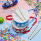 Boao 2 Pack Drum Set For Kids Toddler Age 1-12, Wooden Drum 8'' W X 3.7'' H With Adjustable Strap And 4 Drumsticks, Educational
