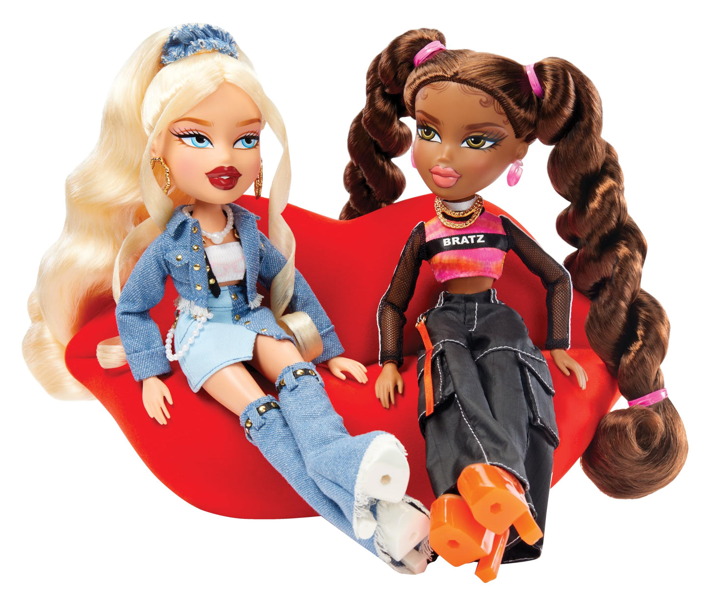 Bratz Funky Fashion Furniture Lip Couch Playset & Display, Fits 2 Dolls
