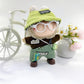 Stylish Adorable 17cm Dolls Clothes  6PCS Doll Outfits Dress-Up with Hat + Top + Pants + Glasses + Shoes + Pendant Accessories (No Dolls)