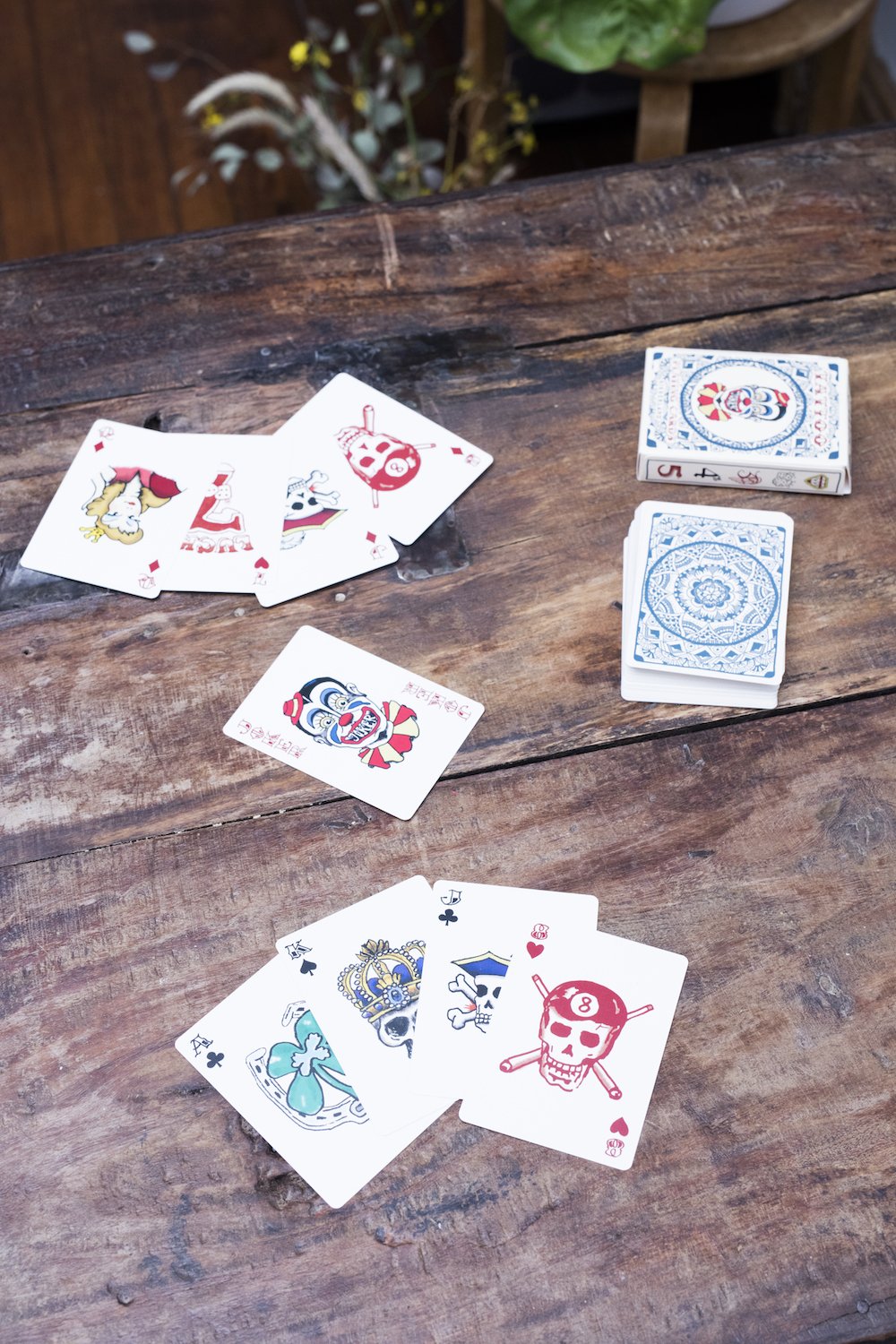 Kikkerland Tattoo Playing Cards