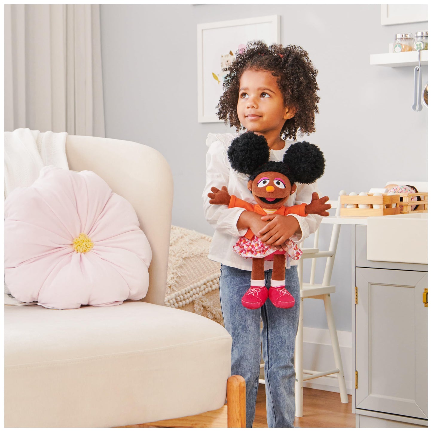 GUND Gabrielle Plush Doll - Colorful Pink/Orange, 13" Premium Plush for Ages 1 & Up, Model 6066823