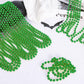 Rukie 144 Pcs St.patricks Day Beads Bulk, 33 Inch 7mm Green Carnival Beaded Necklaces Decorations For St.patricks Day Festivals,