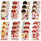 Dorgua Make-A-Face Sticker Set, Make A Fireman Stickers For Kids Boys, Diy Craft Stickers Face Stickers Decor, Make Your Own Fir