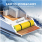 Outroad Floating Water Pad Mat, 3 Layers XPE Foam 6 Ft Lily Pad for Beach, Ocean, Lake, Roll-Up Floating Island for Water Recrea