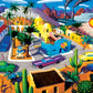 MasterPieces 550 Piece Jigsaw Puzzle for mature-themeds and Family - The Land of AZ - 18x24