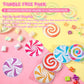 Capoda 8 Pieces Candy Party Decorations Candyland Paper Garlands Candy Paper Cutouts Lollipop Garland Banner Sweet Candy Hanging