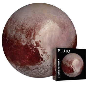 Antelope - 1000 Piece Puzzle For Adults, Pluto Jigsaw Puzzles 1000 Pieces, Space Puzzle, Planet Round Puzzle,Circle Puzzle, Solar System Puzzle, High Resolution, Matte Finish, No Dust Space Puzzle