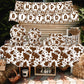 Highland Cow Decorations, 142Pcs Cow Print Plates And Napkins Party Supplies, Brown Cow Birthday Party Decorations Tableware Cup