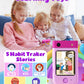 Kids Smart Phone Toy for Girls, Christmas Birthday Gift for Girls Ages 3-10, Touchscreen Toddler Play Phone with Rotating Camera
