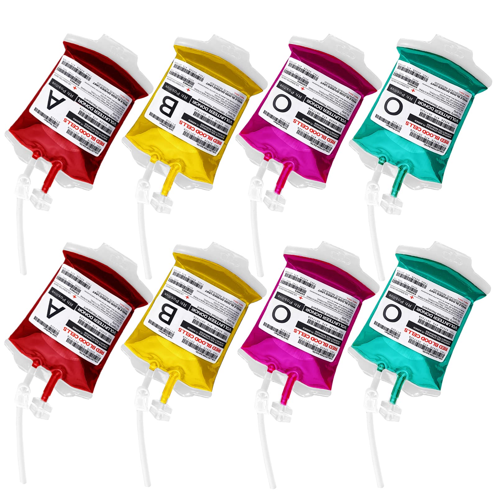 Meowtastic Blood Bags For Drinks For Halloween Party Decorations, Reusable Halloween Blood Bag Drink Pouches With Syringe, Iv Bags For Drinks, Vampire Nurse Graduation Decoration Supplies, Pack Of 50