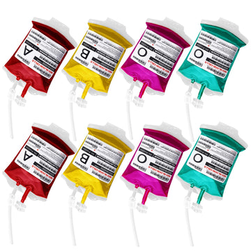 Meowtastic Blood Bags For Drinks For Halloween Party Decorations, Reusable Halloween Blood Bag Drink Pouches With Syringe, Iv Bags For Drinks, Vampire Nurse Graduation Decoration Supplies, Pack Of 50