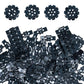 Miutrue 108Pcs Technical Parts Tank Track Wheels Treads Chain Links Motorcycle Car Accessories Building Blocks Toys For 6-12 Yea
