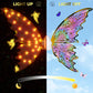 Maysida Gold Fairy Wings For Kids And Girls, Light-Up Electric Sparkling Wings Princess Halloween Set With Wand, Crown, Butterfl