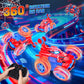 Innofans Remote Control Car for Boys, 360 Rotating 4WD Stunt Spider RC Cars with Cool LED Lights, Rechargeable Car Toys Birthday