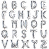 TONIFUL 52 Pcs Letter Balloons 16 Inch Silver Letter A-Z Balloons Custom Phrase Mylar Foil Alphabet DIY Personalized Phrase Bann
