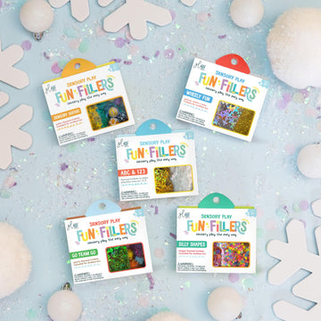 Glo Pals Fun Fillers Sensory Play Accessories Pack, Themed Accessories For Sensory Bins (Explore + Learn)