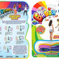 Ja-Ru Elastic Chinese Jump Rope (6 Skipping Rope) Colorful Stretchy Jump Rope For Kids. Boys And Girls Party Favor. Physical Education Equipment. Item #733-6S