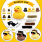 12 Sets Horse Duck With Glasses Mini Western Duck Toys For Baby Shower Birthday Cowboy Cowgirl Horse Farm Western Theme Party Gift Favor Decorations