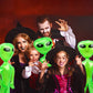 Cotiny 6 Pack Jumbo Inflatable Alien Inflatable Figures Inflate Alien Toys For Birthday Party Favors Alien Theme Halloween Party Decorations (Green)