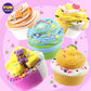 36 Big Cupcake Butter Slime Packs for Girls  FunKidz Two Toned Butter Slime Kit for Kids Party Favors Premade Bulk Slime Toys
