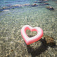 Swimline Inflatable Metallic Heart Pool Ring