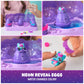 Hatchimals Alive, Neon Rainbow Egg Carton Toy with 5 Mini Figures in Color Reveal Eggs & 11 Accessories, Kids Toys for Girls & B