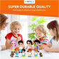 Funerica Dollhouse People Figures Playset - Adorable Dollhouse Family Members With Pets, Doctor, And Nurse. Little People Figures Doll House Accessories Toys