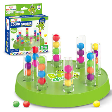 Wembley Color Sorter Beads Game for Kids 5+ Years| Color Sorting Board Game|24 Player Educational Learning Toy| Ideal Gift for 